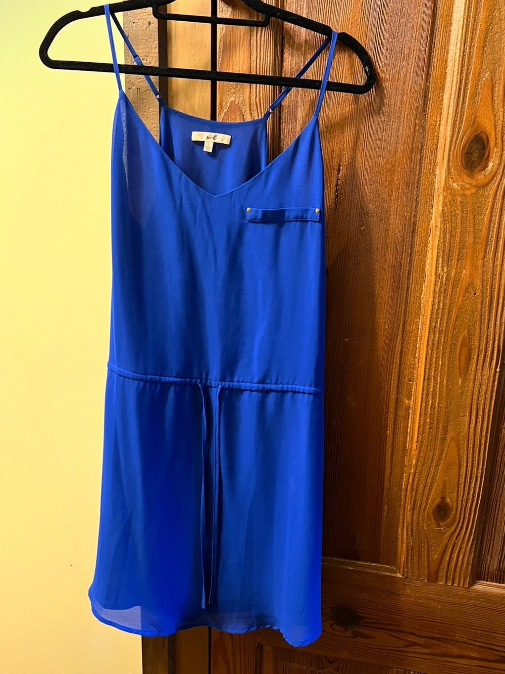 Royal Blue Sleeveless Romper Dress - Unbranded